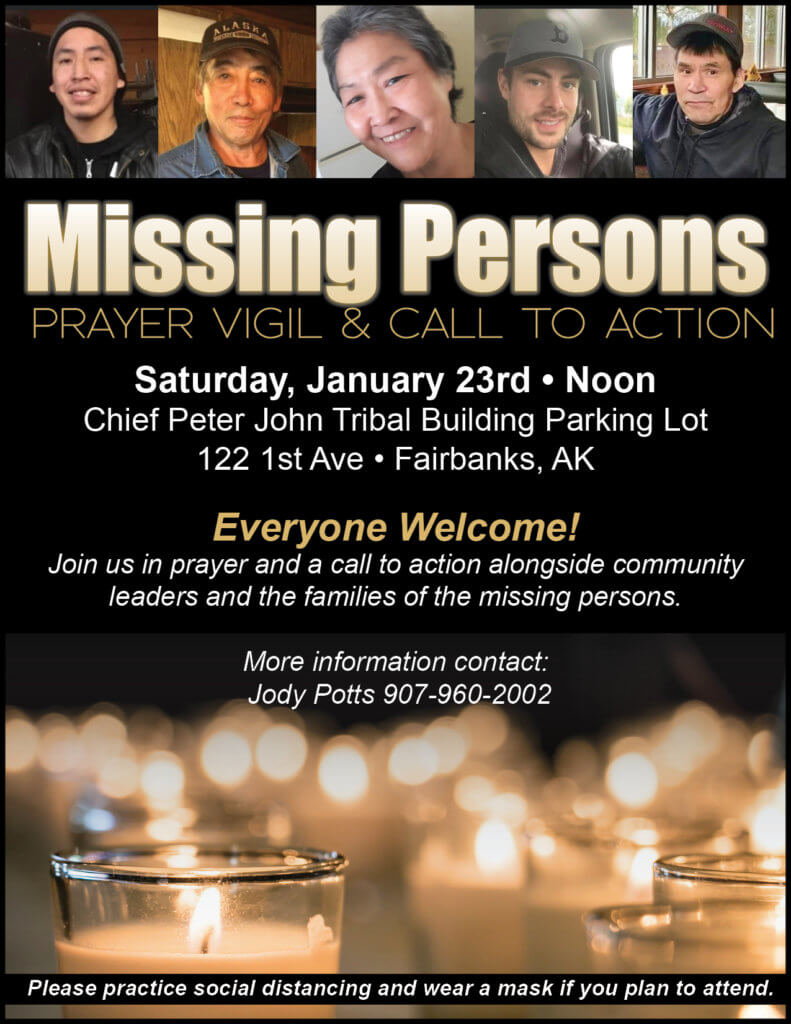 Missing persons Prayer vigil & call to action