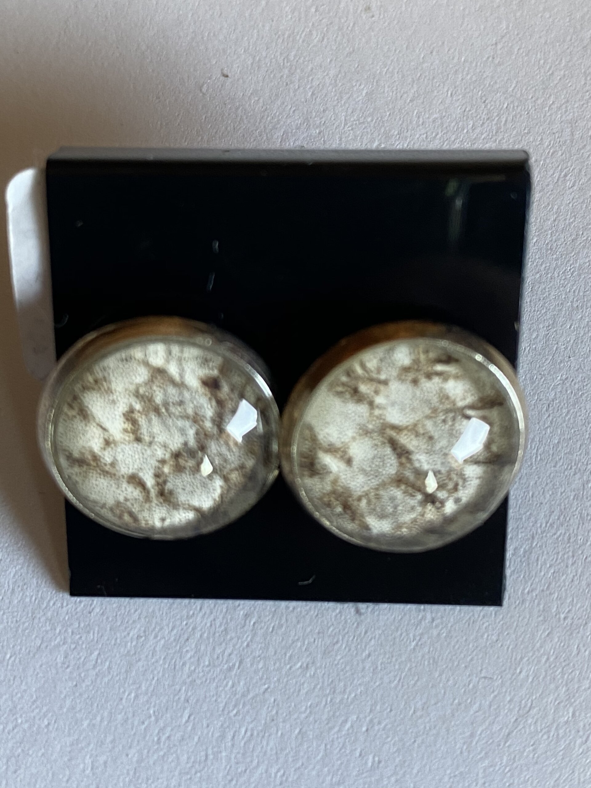 Fish skin earrings deals