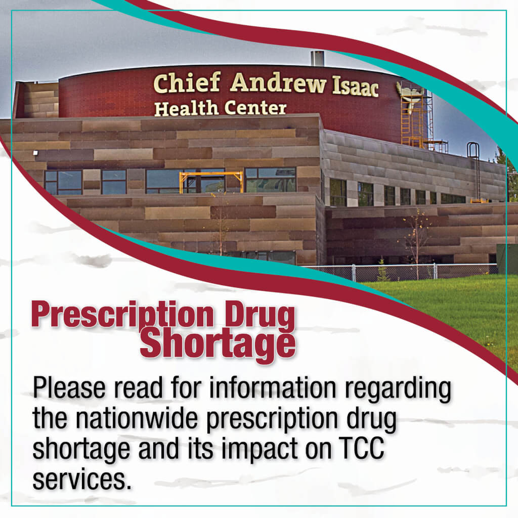Nationwide Prescription Medication Shortage Impacting TCC Pharmacies