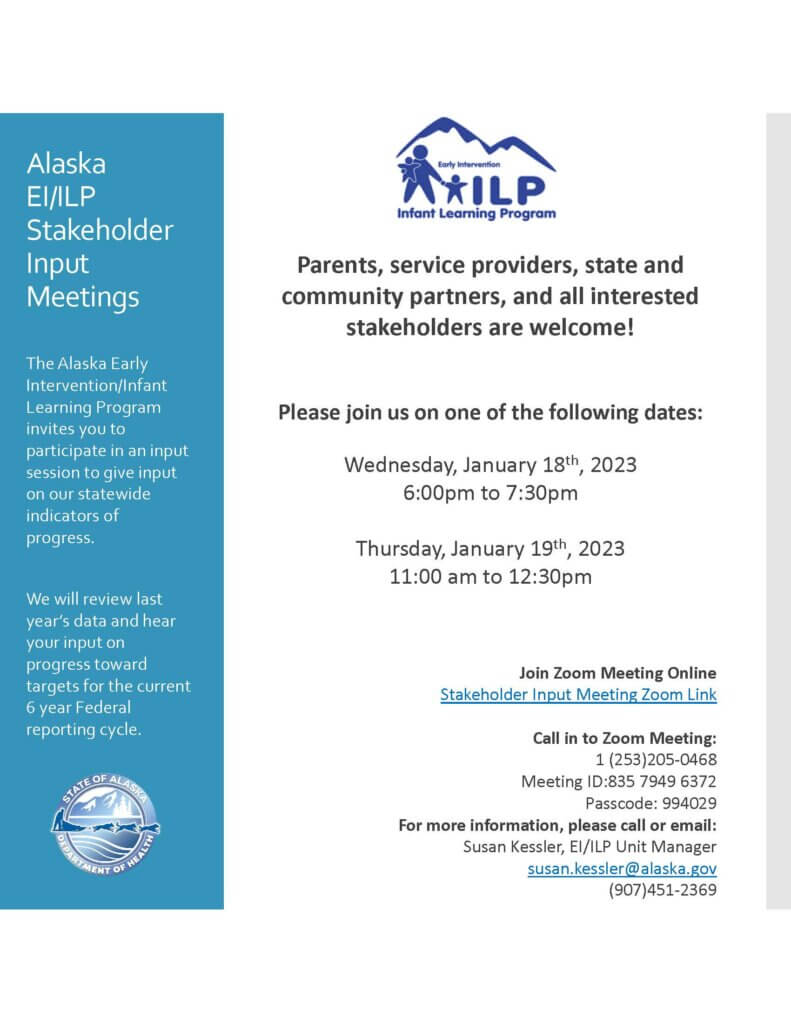 Infant Learning Program – Tanana Chiefs Conference